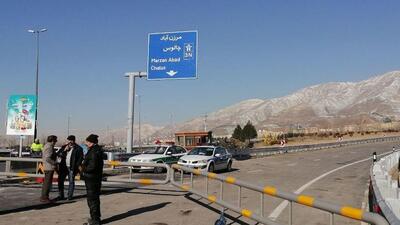 اعمال محدودیت ترافیکی در جاده چالوس و آزادراه تهران - شمال  