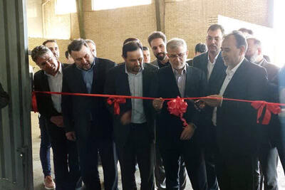 افتتاح خط تولید کمپرسورهای فرآیندی گاز در شهرک صنعتی بهارستان