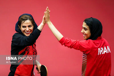 پیروزی دختران پینگ‌پنگ‌باز ایران در انتخابی المپیک