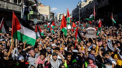 تظاهرات در اردن در حمایت از غزه