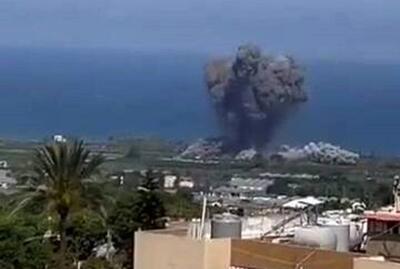 حملهٔ جنگنده‌های صهیونیستی به جنوب لبنان/ ویدئو