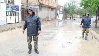 جاده کمربندی سلطان آباد زیر سیلاب‌ها 