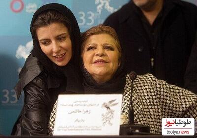 (عکس) لیلا حاتمی عزادار شد/ مادر لیلا حاتمی، زری خوشکام حاتمی   درگذشت +بیوگرافی زهرا حاتمی