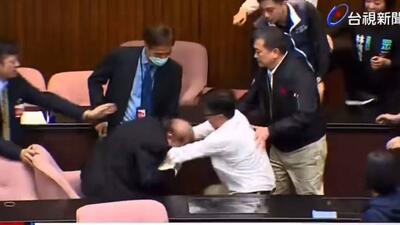 سرقت لایحه در پارلمان تایوان