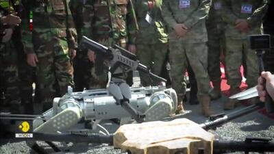 رونمایی چینی‌ها از عجیب‌ترین ربات نظامی دنیا
