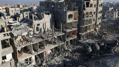 ۱۴۰۰ ساختمان شهر رفح در طول ۱۲ روز ویران شد