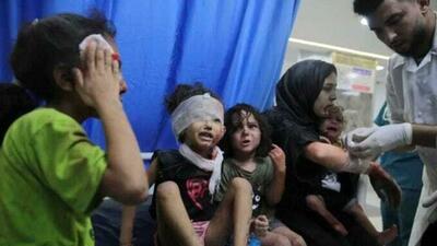 کودکان، قربانیان حمله به غزه