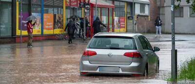 بارندگی شدید و جاری شدن سیلاب در بخش‌هایی از آلمان