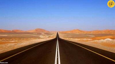 (ویدئو) طولانی‌ترین بزرگراه مستقیم جهان در عربستان؛ ۲۶۵ کیلومتر بدون حتی یک پیچ