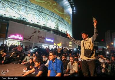 ذکر دعا و توسل برای سلامتی رئیس جمهور و همراهان در میدان ولیعصر(عج)- عکس خبری تسنیم | Tasnim