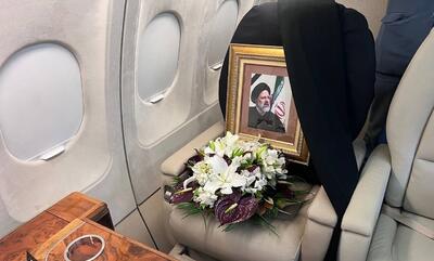 ببینید/ هواپیمای حامل پیکر رئیس جمهور و همراهان، تبریز را به مقصد تهران ترک کرد