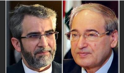 پیدام تسلیت وزیر خارجه سوریه در پی شهادت رئیس‌جمهوری و وزیر خارجه ایران