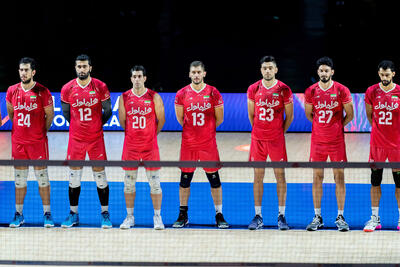 بازی تیم ملی والیبال ایران- صربستان با یک دقیقه سکوت آغاز می‌شود