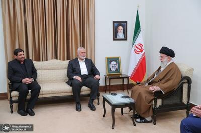 رهبر انقلاب در دیدار رئیس دفتر سیاسی حماس: وعده الهی برای محو رژیم صهیونیستی محقق خواهد شد