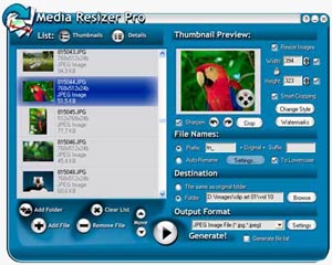 نرم افزاری جهت اعمال کردن افکتها و تنظیمات گرافیکی Media Resizer Pro ۲.۵۸