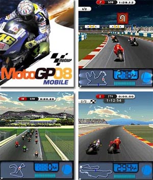 بازی موتور سواری موبایل Moto GP ۰۸ جاوا Java