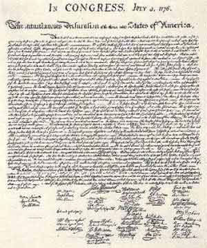 سالروز صدور اعلامیه استقلال ایالات متحده امریکا (در این روز ۴ جولای)