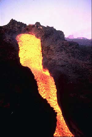 انواع فوران های آتشفشانی