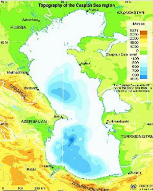 مشخصات عمومی دریای خزر