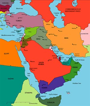 طرح خاورمیانه بزرگ آمریکا :The Great middle east
