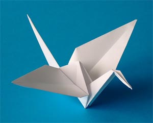 آموزش اوریگامی : ساخت مدل پرنده ی دریایی