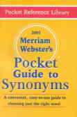 Merriam - webster's pocket guide to synonyms