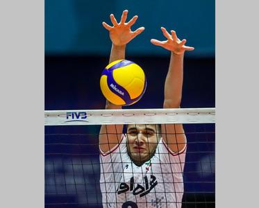 تصاویر| بازی والیبال ایران و چین