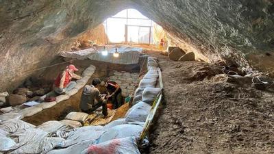 شناسایی قدیمی‌ترین سکونتگاه انسان در غار  قلعه کرد آوج  قزوین