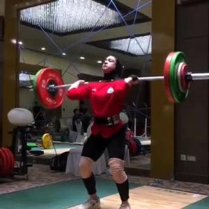 ویدئو تمرین بانوی وزنه‌بردار ایرانی پر بازدید شد