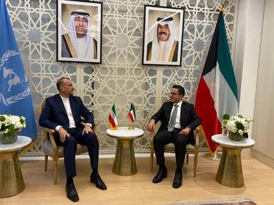 رایزنی وزرای خارجه ایران و کویت درباره همکاری‌های منطقه خلیج‌فارس