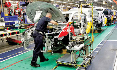 تولید خودرو در انگلیس افزایش یافت