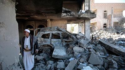 ۶۵ کشته و ۱۱۲ زخمی، آخرین آمار از حمله ائتلاف سعودی به یک زندان در یمن