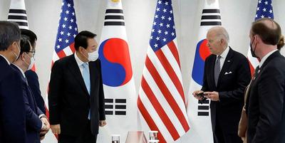 بایدن: در صورت لزوم با سلاح اتمی از کره جنوبی دفاع می‌کنیم