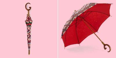 اعتراض مشتریان چینی به چتر‌های لوکس 'گوچی - آدیداس'؛ چتری که چکه می‌کند / گوچی: برای استفاده تزئینی است