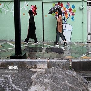 تصاویر: باران و مشکلات تکراری تهران