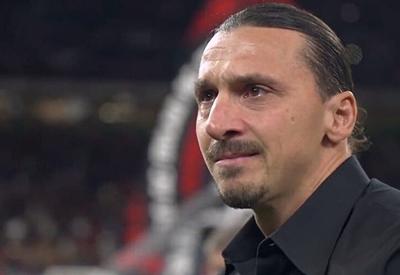 ویدیو / اشک‌های «زلاتان» در مراسم خداحافظی از فوتبال