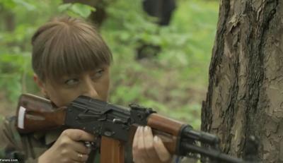 (ویدئو) آموزش نظامی داوطلبان جدید برای دفاع از اوکراین