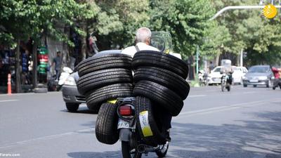 (تصاویر) گزارش رسانه خارجی از موتورسواران ایرانی