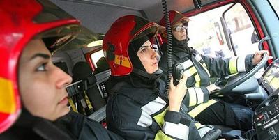 آغاز فعالیت ۱۶ آتش‌نشان زن