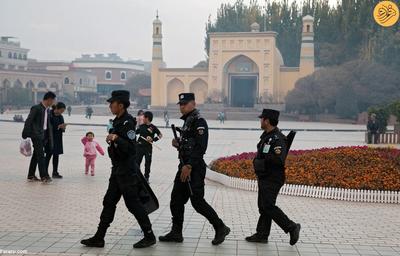 (ویدئو) درگیری مسلمانان با پلیس چین بر سر تخریب یک مسجد