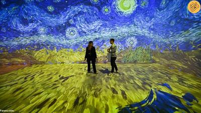 (تصاویر) نمایشگاه منحصربه‌فرد آثار ون‌گوگ