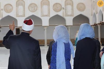 (تصاویر) حجاب جیل بایدن؛ همسر رییس‌جمهور آمریکا در مسجد الازهر