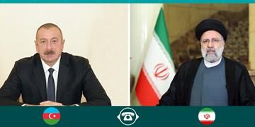 رئیسی در گفت‌وگو با علی‌اف: دولت‌های ایران و آذربایجان اجازه نمی‌دهند روابط فیمابین تحت تاثیر القائات بدخواهان قرار گیرد