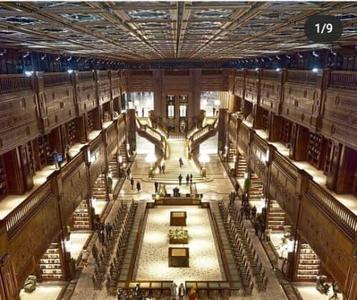 لاکچری‌ترین کتابخانه ایران اینجاست | عکس یادگاری با کتابخانه هری‌پاتر