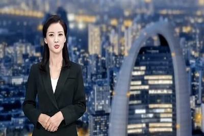 ببینید | اتفاقی عجیب در تلویزیون چین | مجری دیجیتالی رونمایی شد