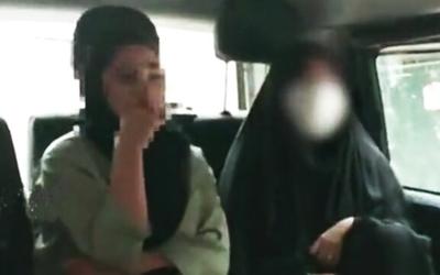 تصاویر لحظه دستگیری زن بی‌حجاب و برهـنه با پیگیری پلیس و نهادهای امنیتی