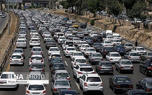 ترافیک سنگین در آزادراه قزوین_کرج_تهران/اعلام محورهای مسدود شریانی و غیرشریانی