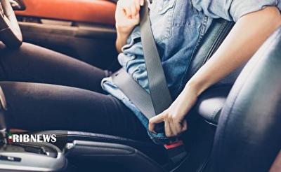 تفاوت بین بستن و نبستن کمربند در حادثه رانندگی