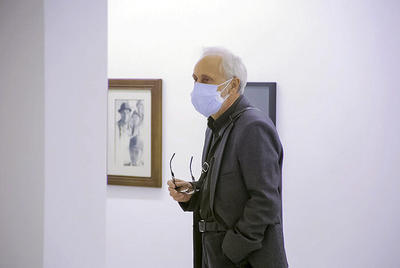 حسین زنده‌رودی و محسن وزیری مقدم در گالری‌های تهران