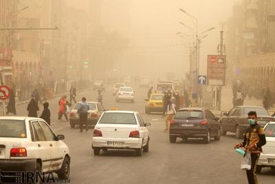 غلظت گرد و غبار ۱۲ شهر خوزستان همچنان بیش از حد استاندارد است